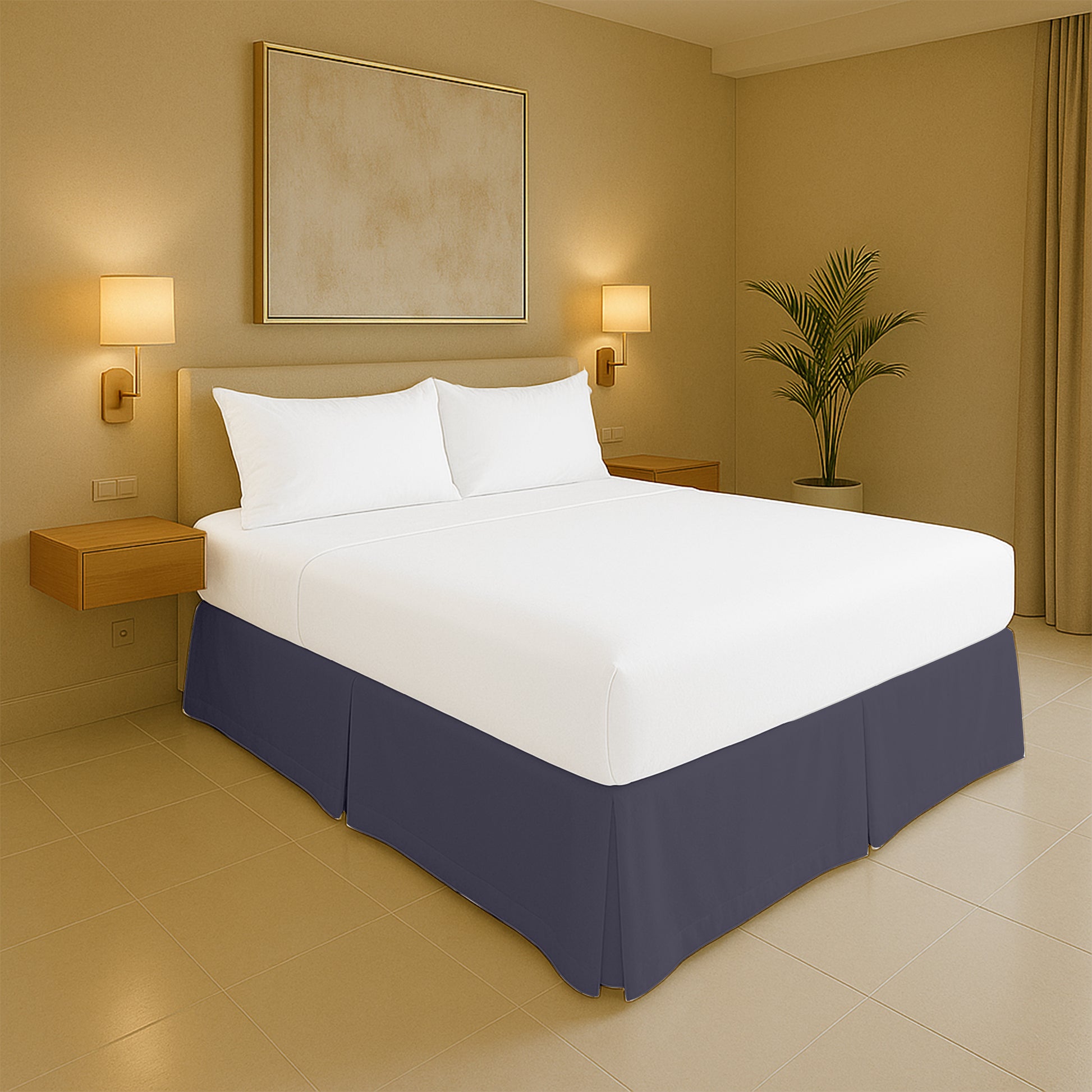 Best microfiber pleated bed skirts for elegant bedroom decor