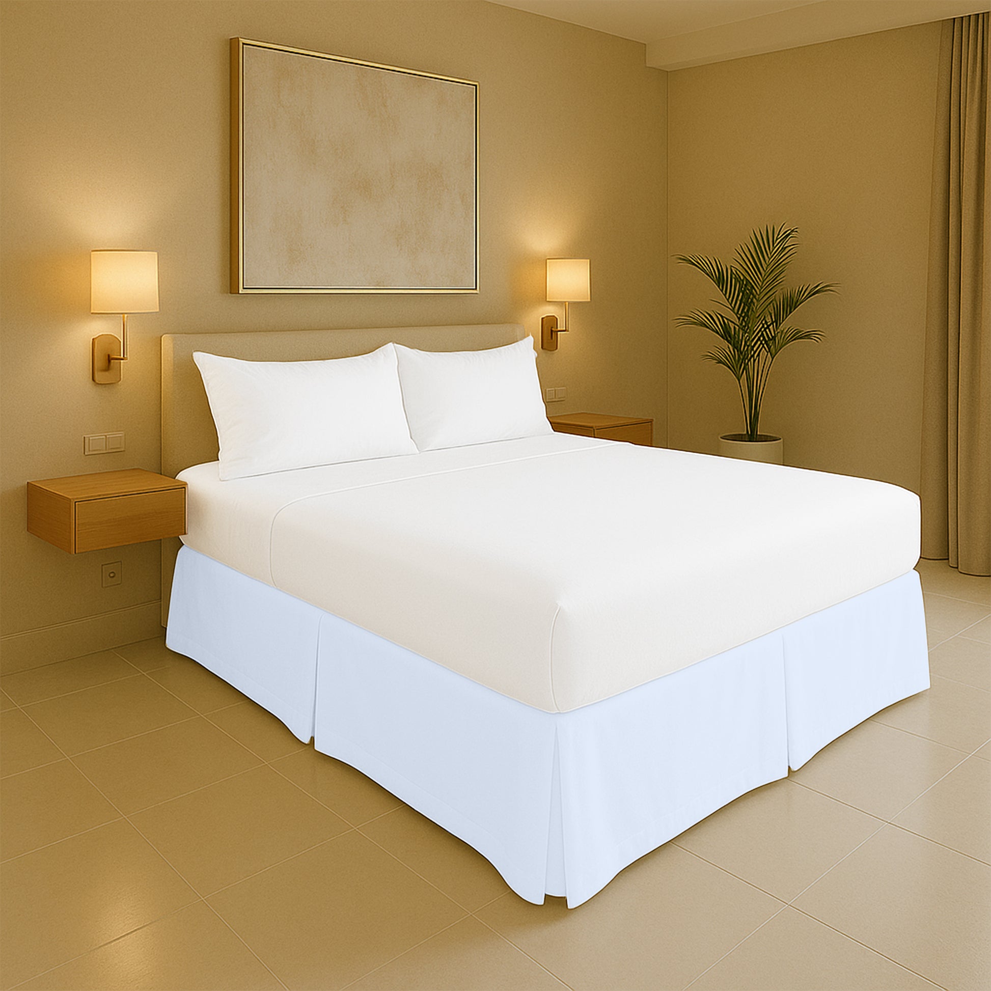 Best microfiber pleated bed skirts for elegant bedroom decor
