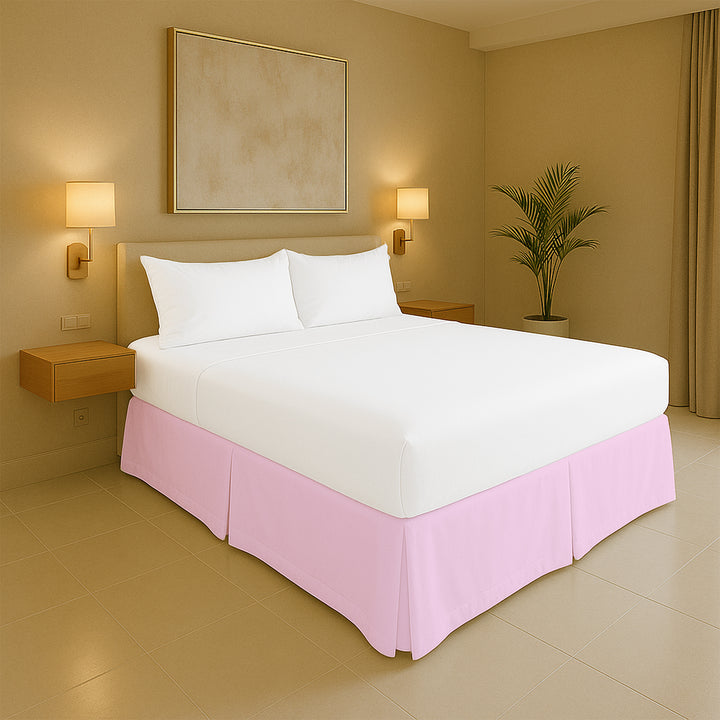 Top rated microfiber pleated bed skirt for full size beds