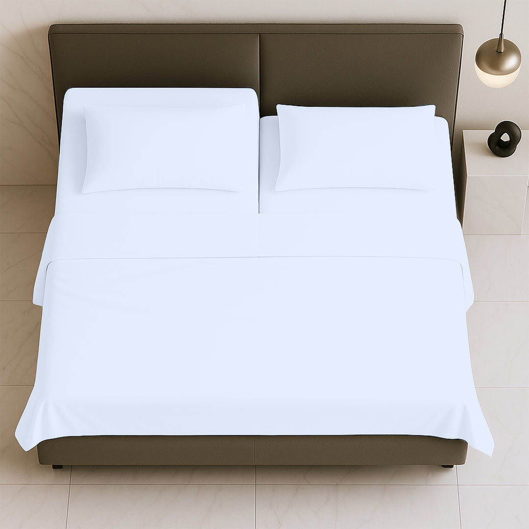 Elegant 600 thread count top split sheets for king bed