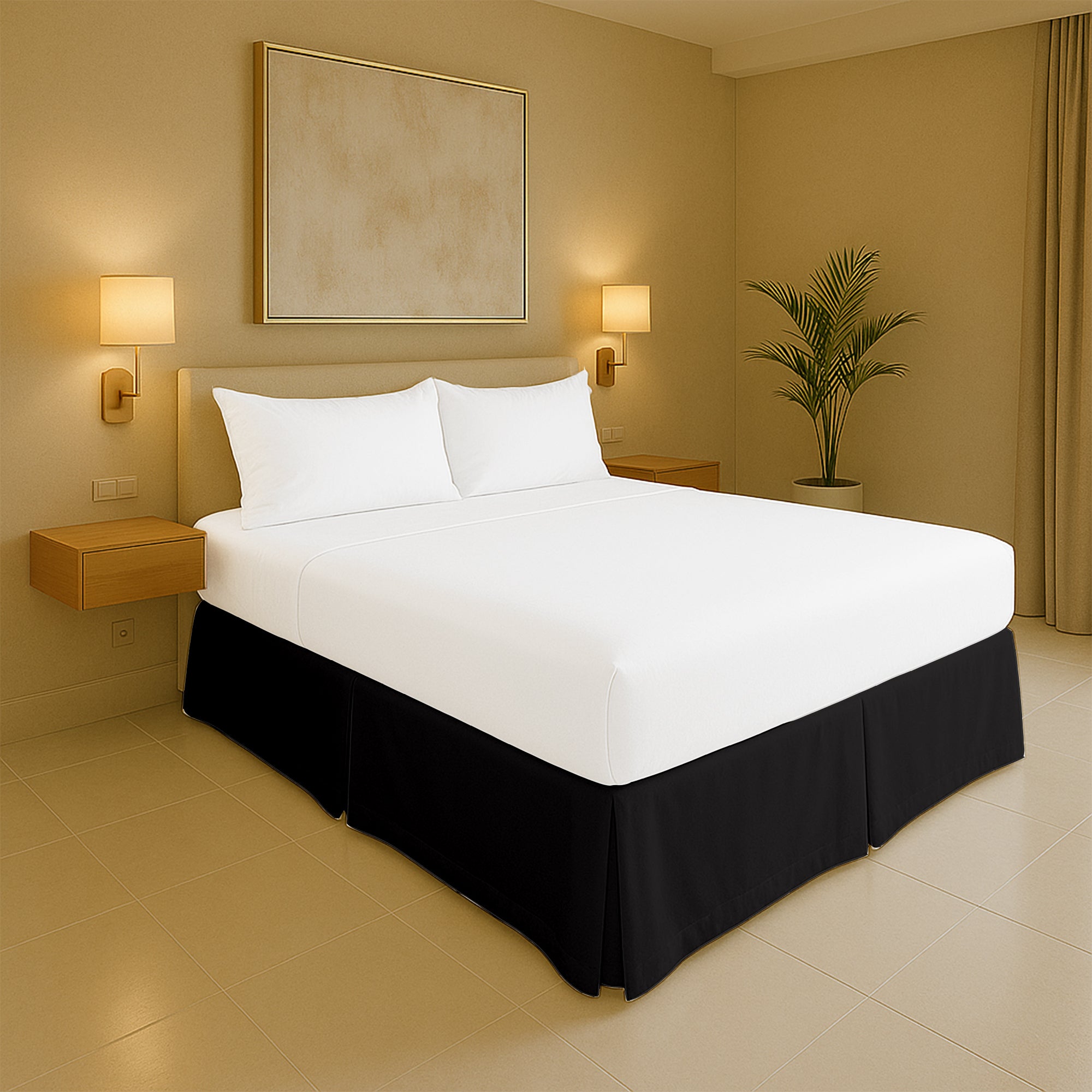 Best microfiber pleated bed skirts for elegant bedroom decor