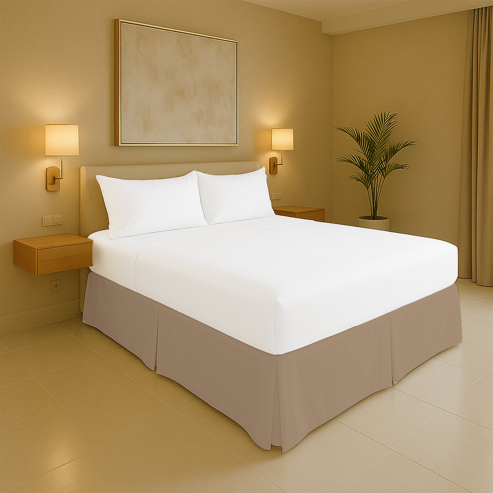 Best microfiber pleated bed skirts for elegant bedroom decor