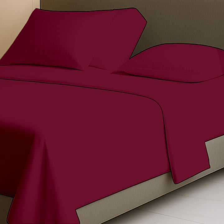 600 TC top split sheets for adjustable beds in silky cotton