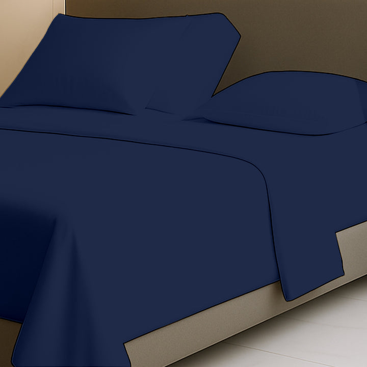 600 TC top split sheets for adjustable beds in silky cotton