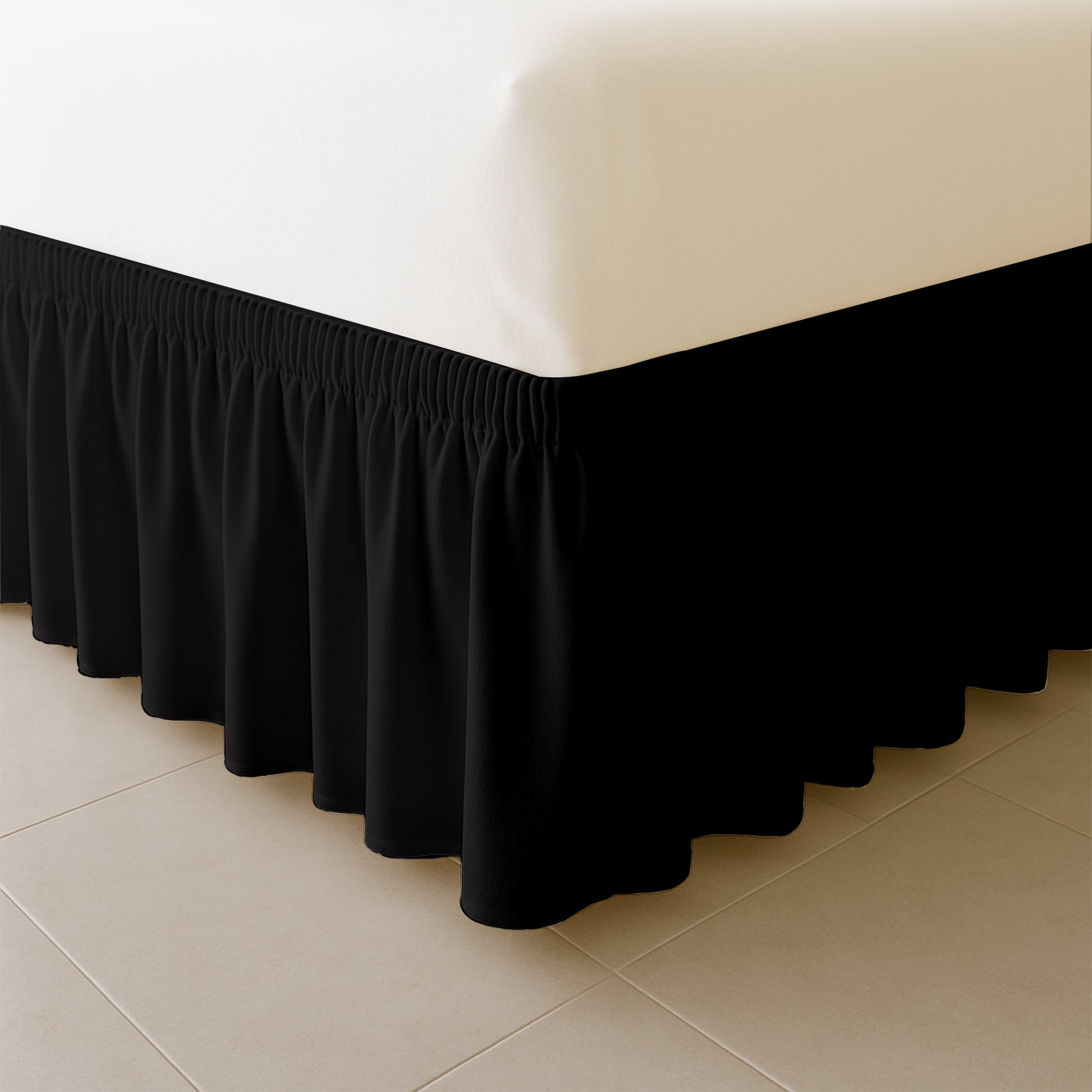 Top rated microfiber wrap-around bed skirt for elegant decor