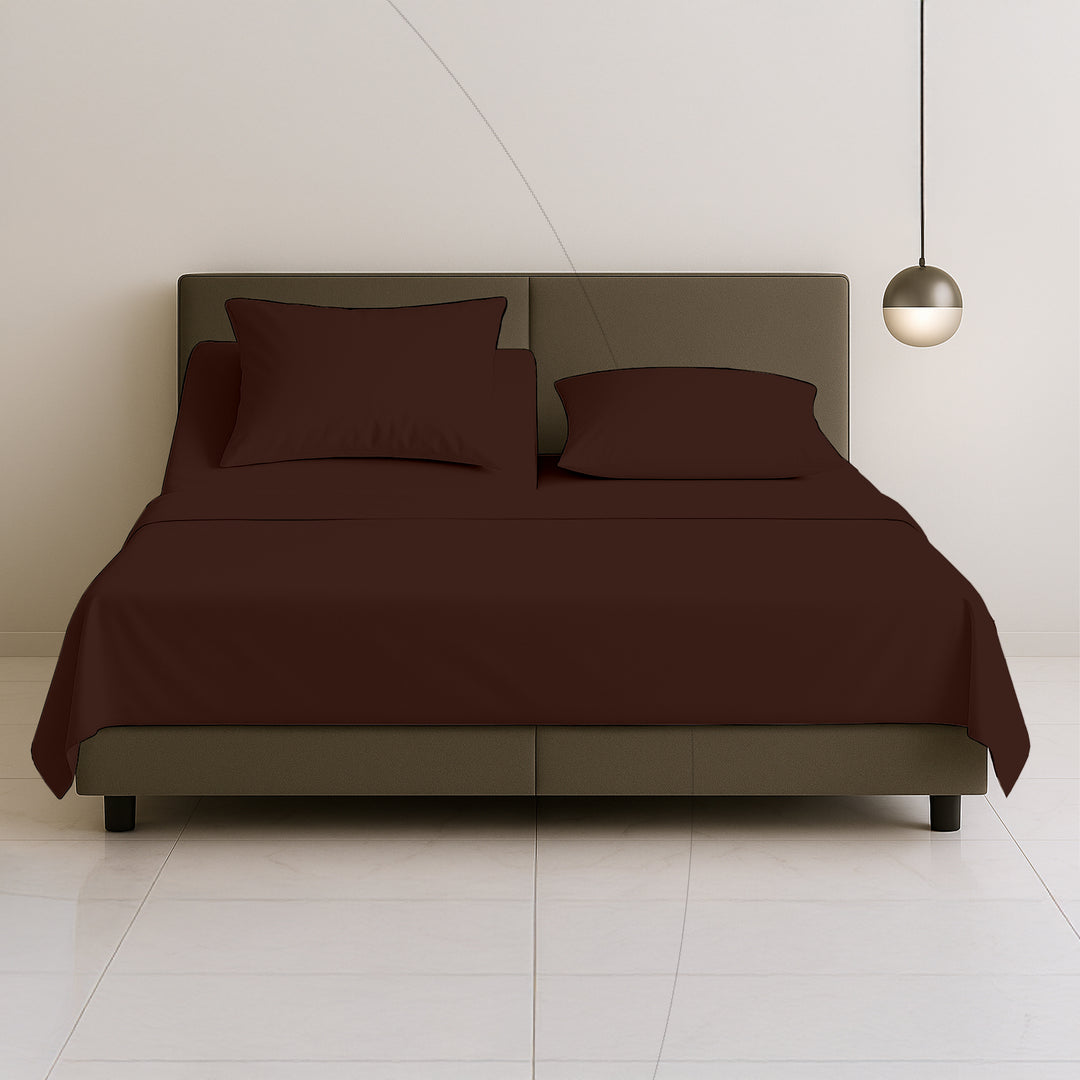 Elegant 600 thread count top split sheets for king bed