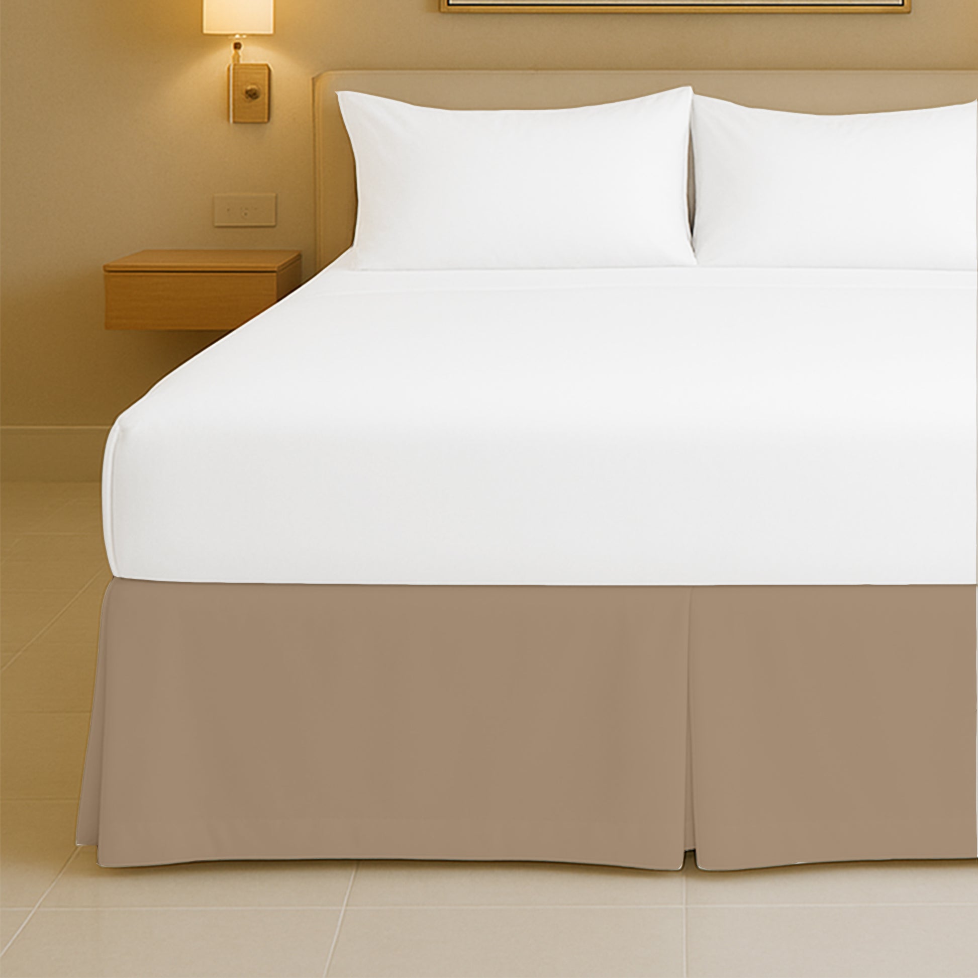 Top rated microfiber pleated bed skirt for full size beds