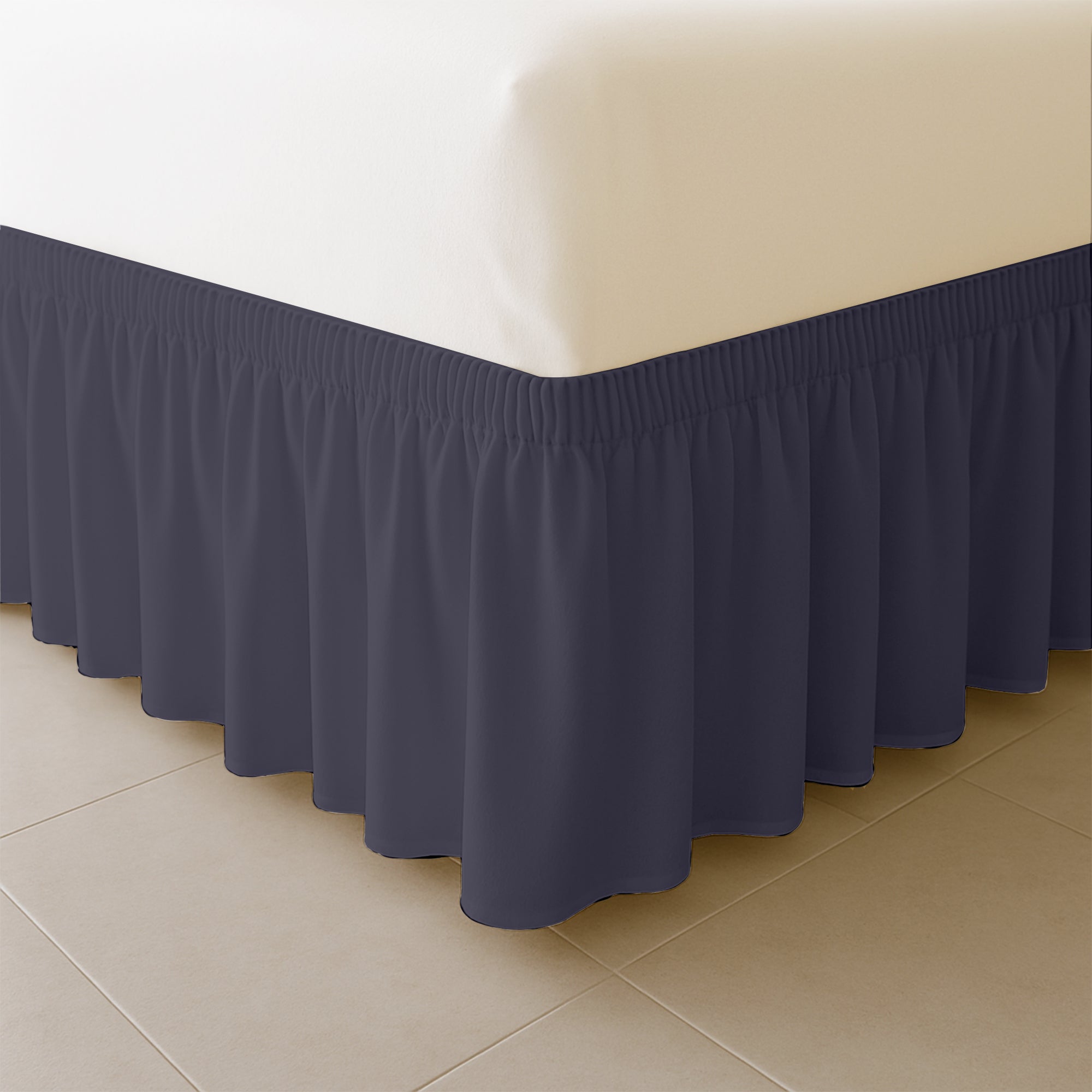 Top rated microfiber wrap-around bed skirt for elegant decor