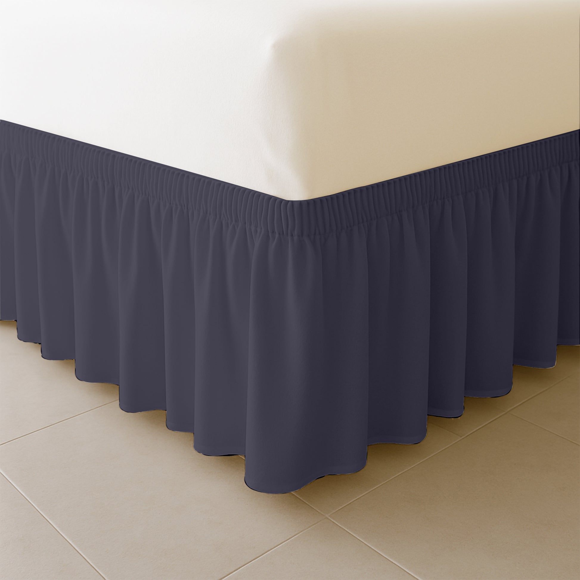 Top rated microfiber wrap-around bed skirt for elegant decor