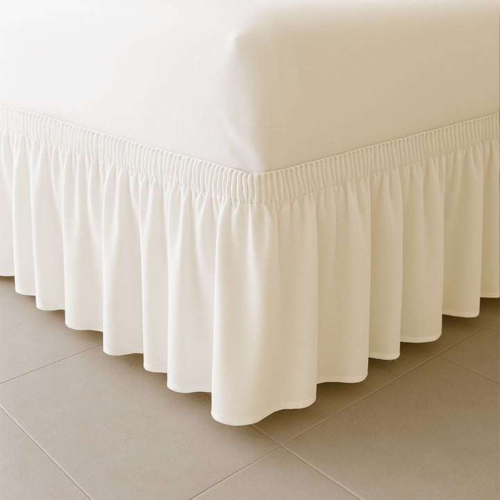 Top rated microfiber wrap-around bed skirt for elegant decor