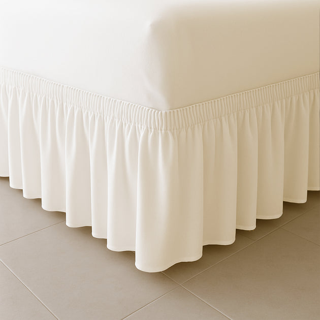 Top rated microfiber wrap-around bed skirt for elegant decor
