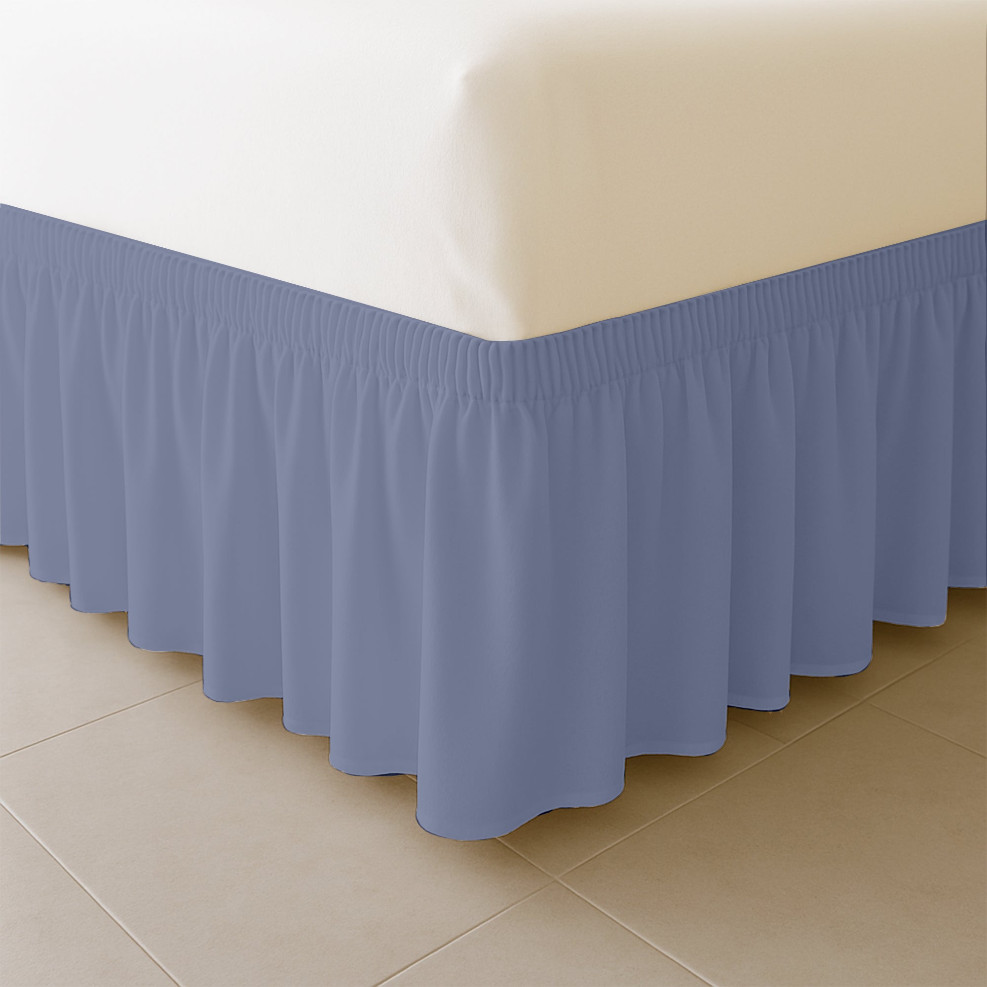 Top rated microfiber wrap-around bed skirt for elegant decor