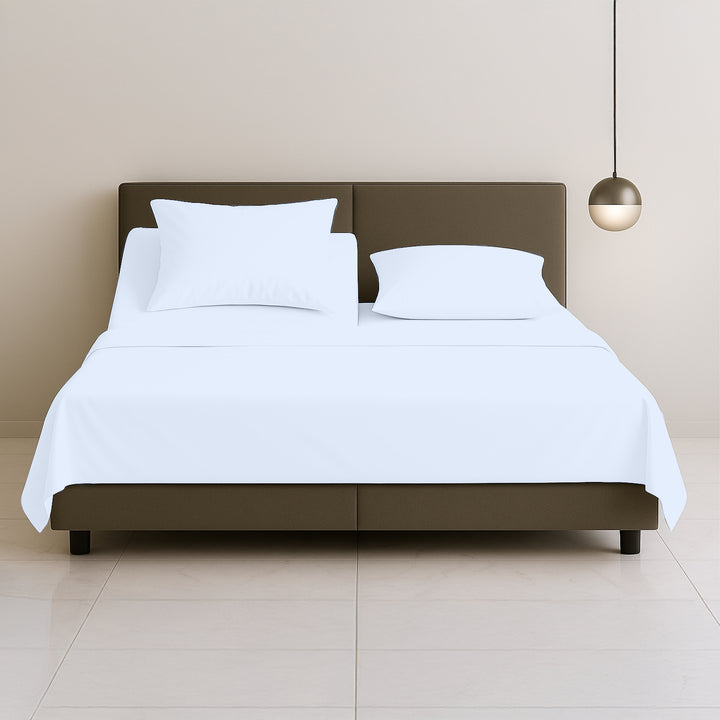 Luxury 600 TC split top sheets king size with smooth finish