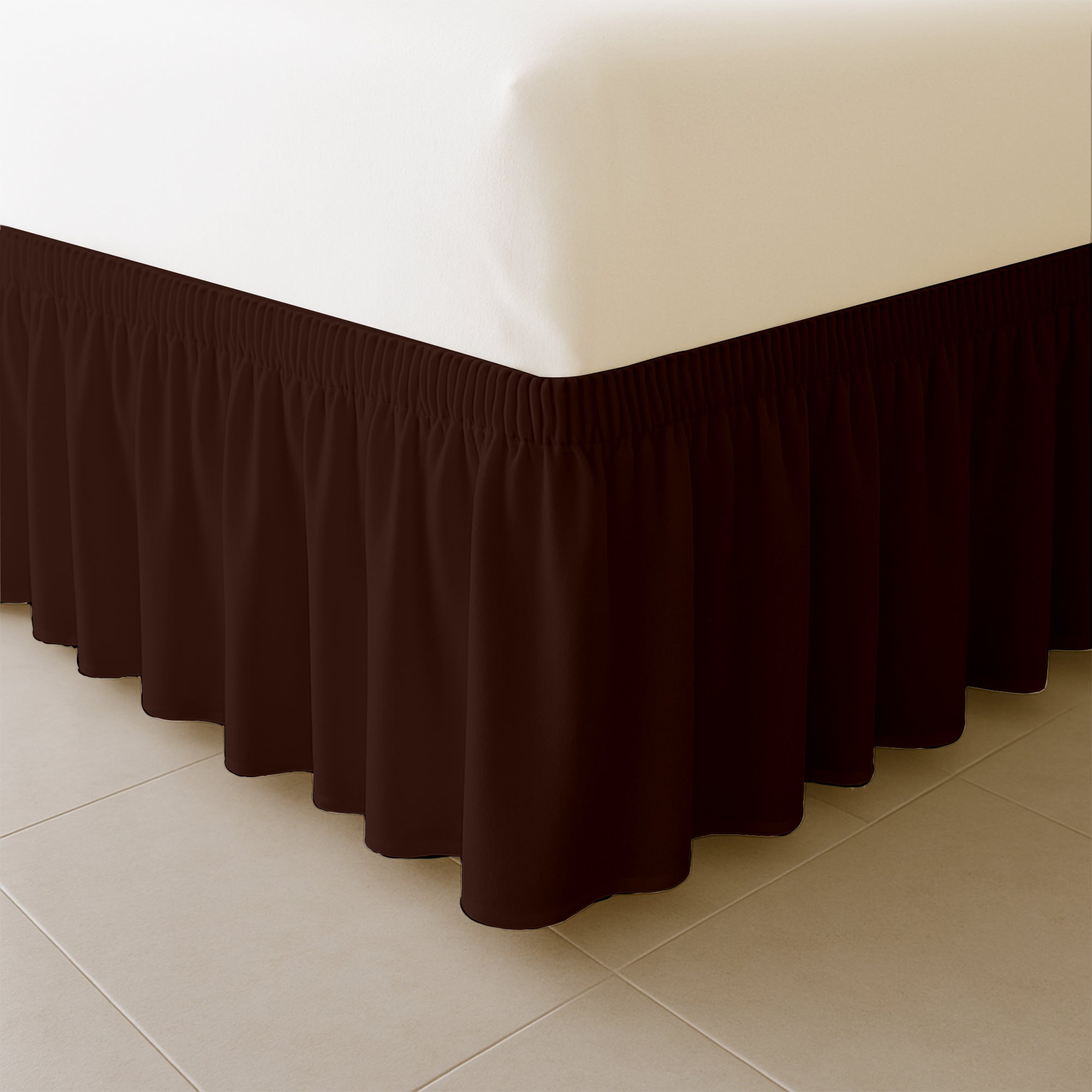 Top rated microfiber wrap-around bed skirt for elegant decor