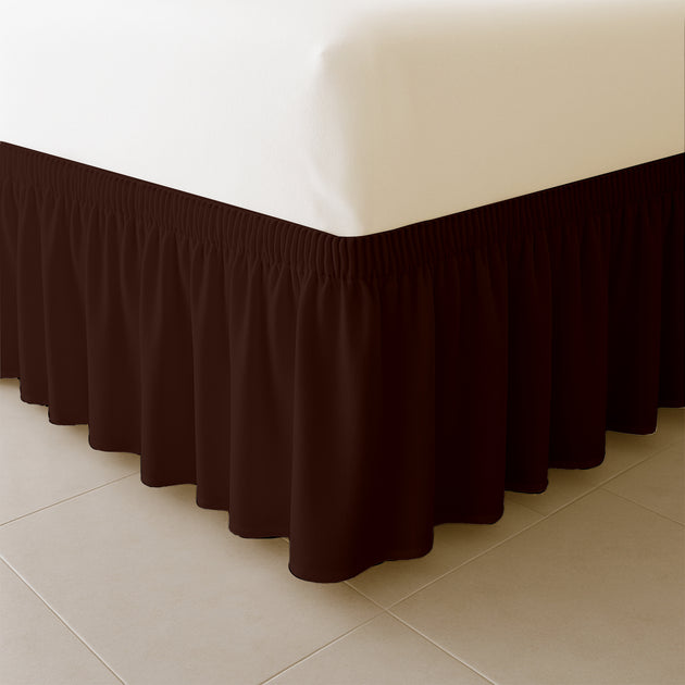 Top rated microfiber wrap-around bed skirt for elegant decor