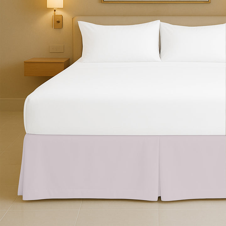 Microfiber pleated bed skirts for sale with smooth texture