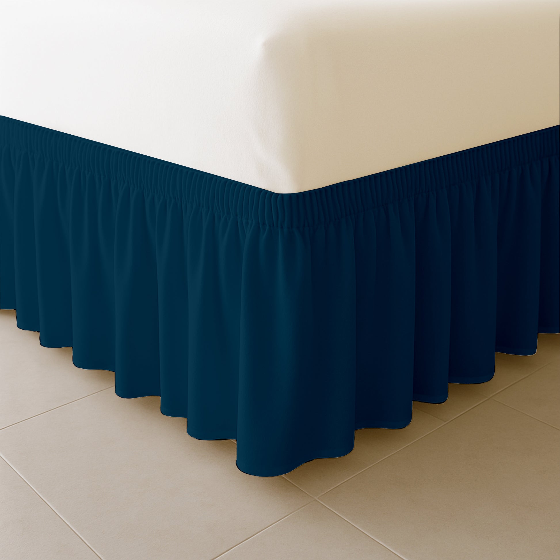 Top rated microfiber wrap-around bed skirt for elegant decor