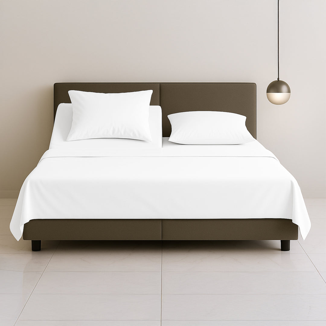 600 TC split top sheets for sleep number bed in soft cotton