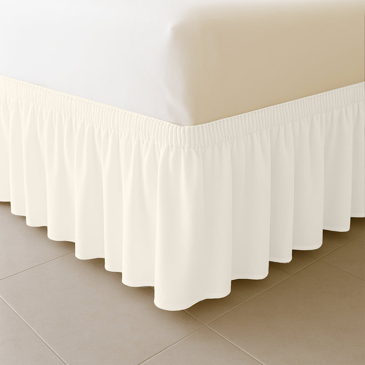 Top rated microfiber wrap-around bed skirt for elegant decor