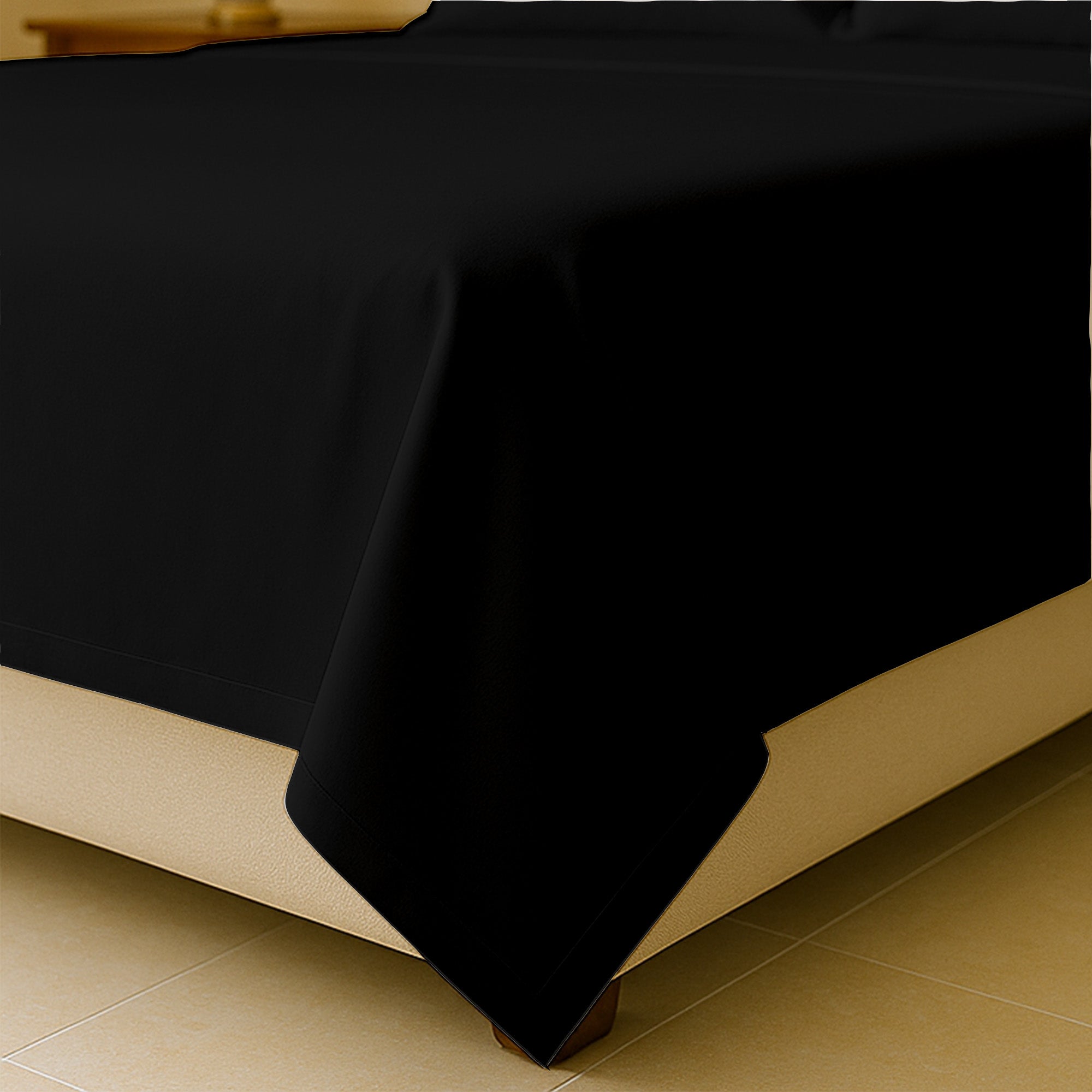  Premium 1000 count bed sheets made from Egyptian cotton neatly folded