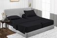 Black Split King Sheets