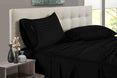 Black Stripe Split King Sheets