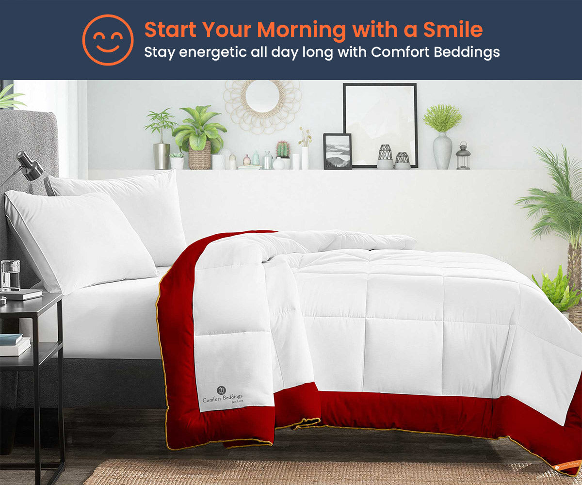 Blood Red Dual Tone Comforter