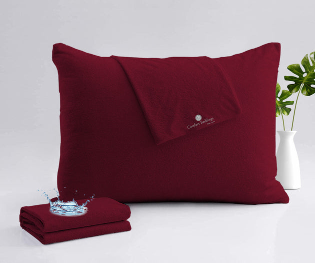 Burgundy Pillow Protector