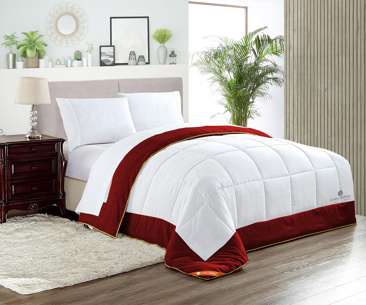 Burgundy Dual Tone Comforter