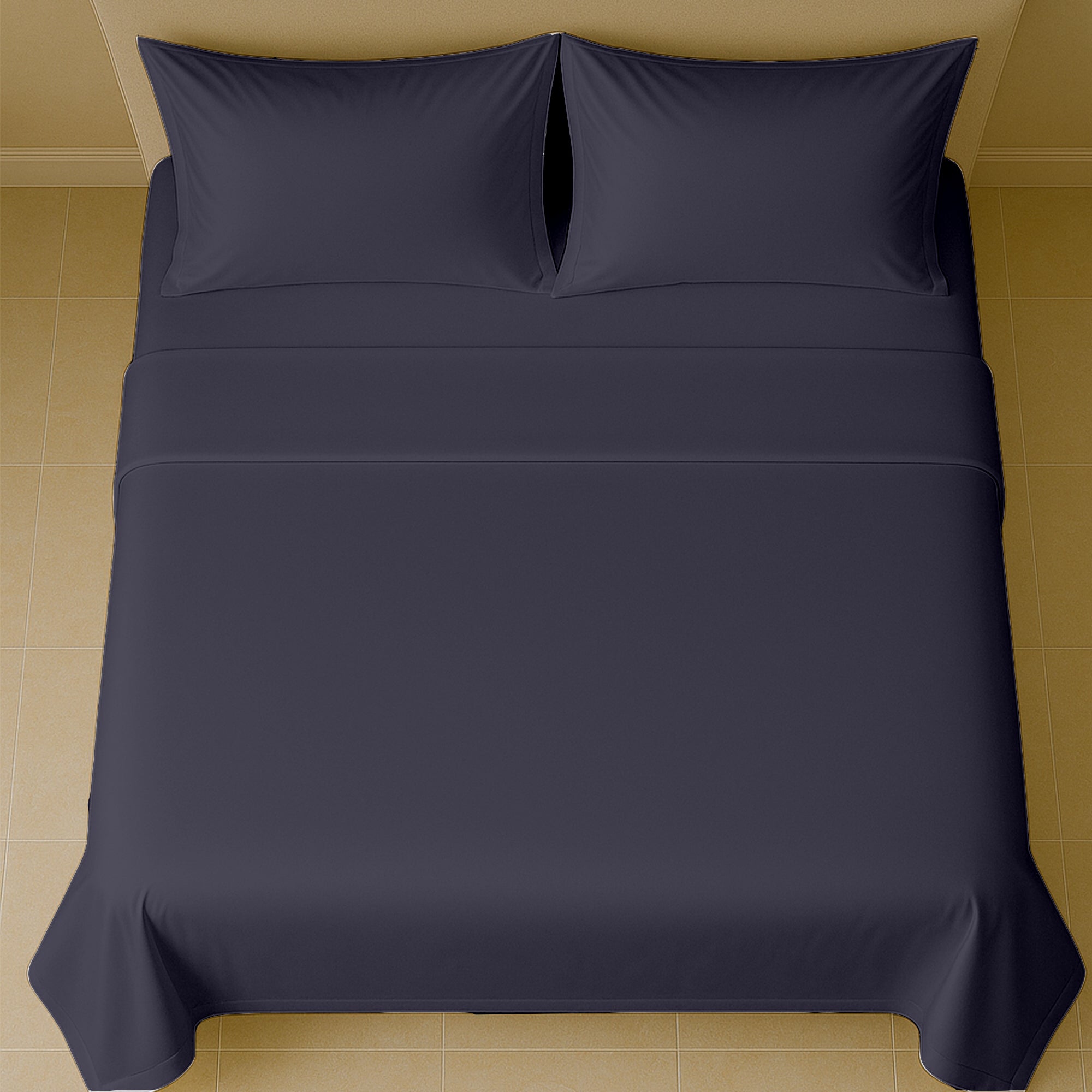 Eco-friendly bamboo sheet set crafted from viscose bamboo fibers