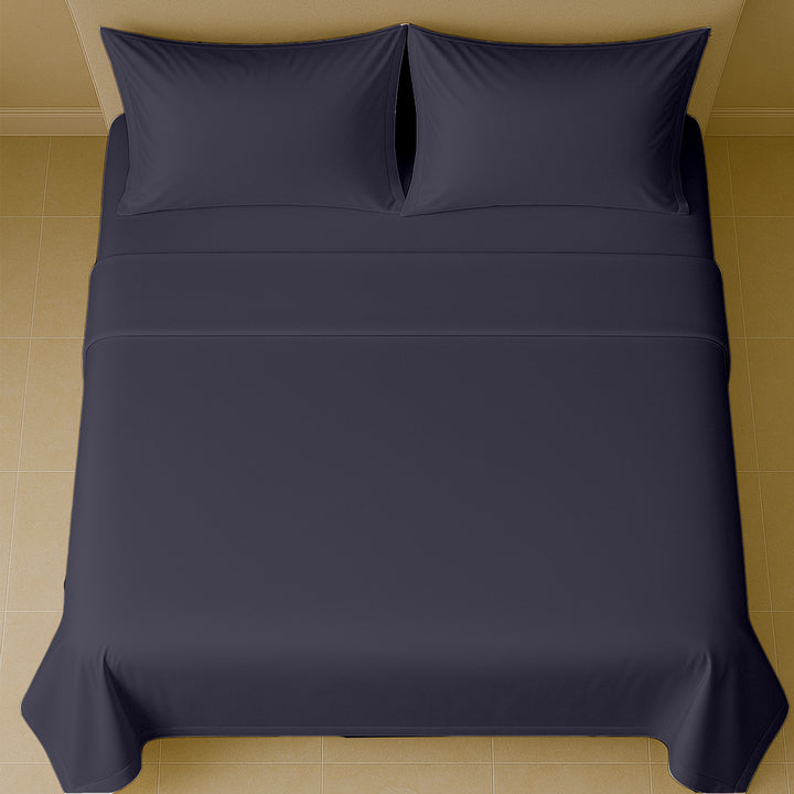 Eco-friendly bamboo sheet set crafted from viscose bamboo fibers