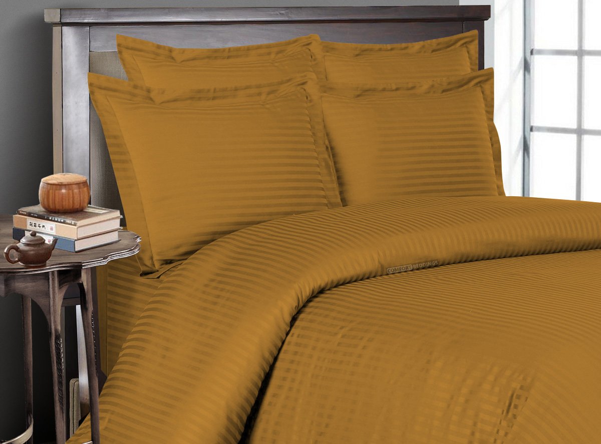 Dark Golden Stripe Bed in a Bag