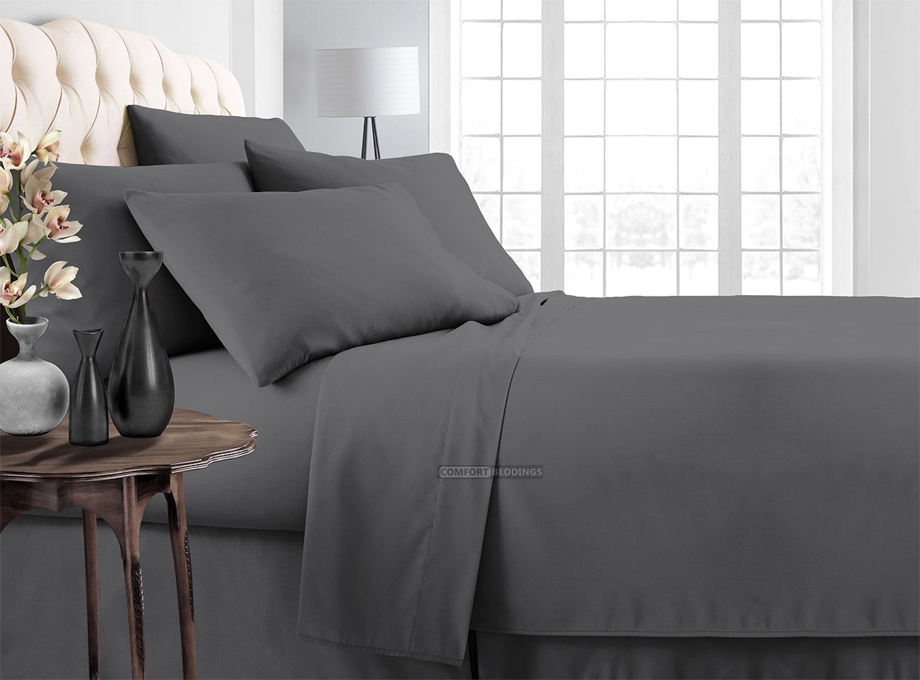 Dark Grey Bed in a Bag