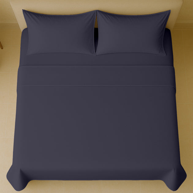 Premium 1000 count bed sheets made from Egyptian cotton neatly folded