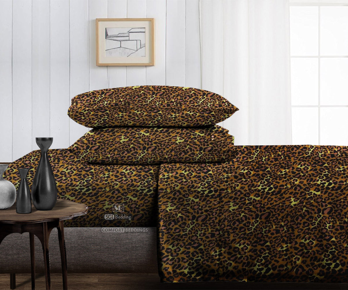 Leopard Print Sheet Set