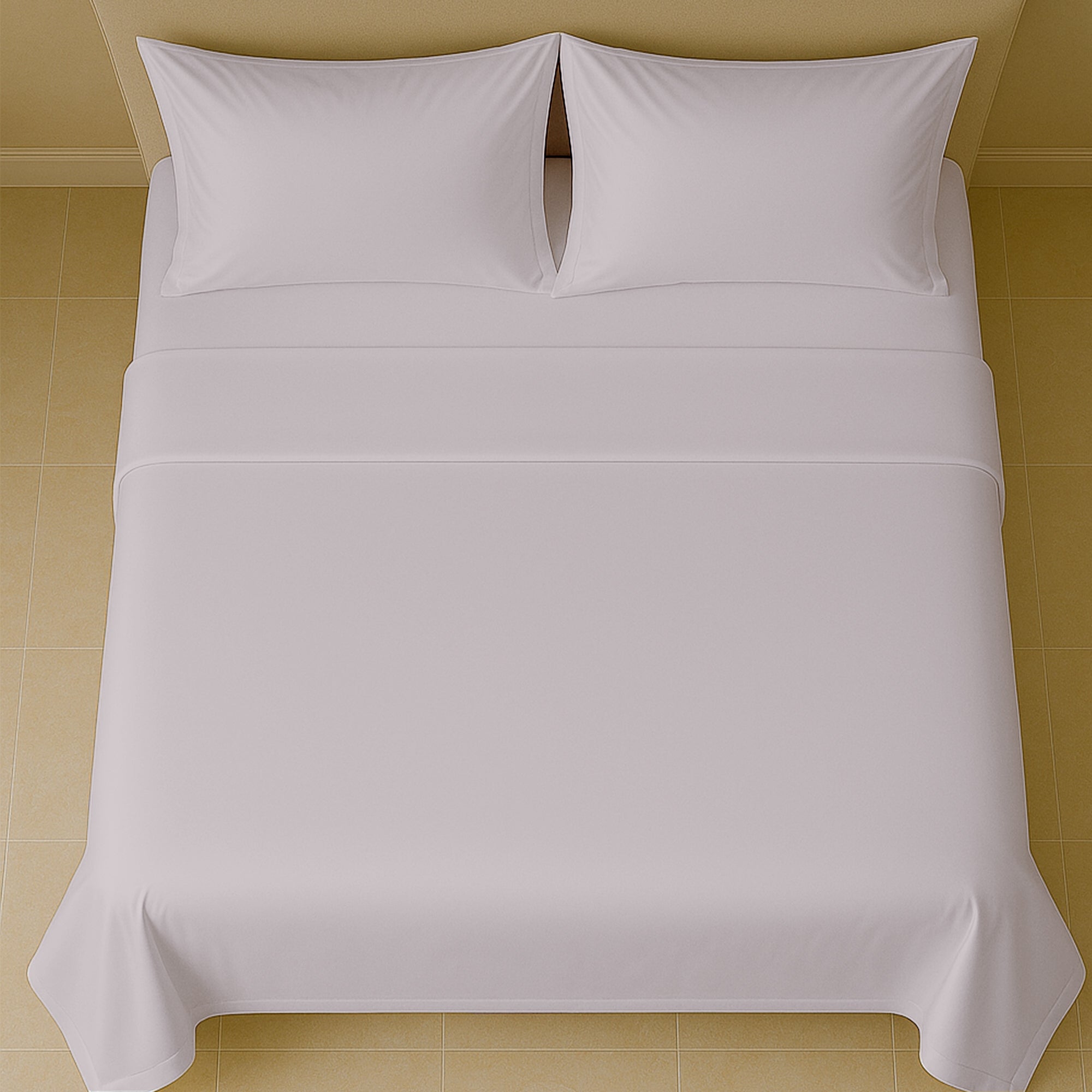 Eco-friendly bamboo sheet set crafted from viscose bamboo fibers