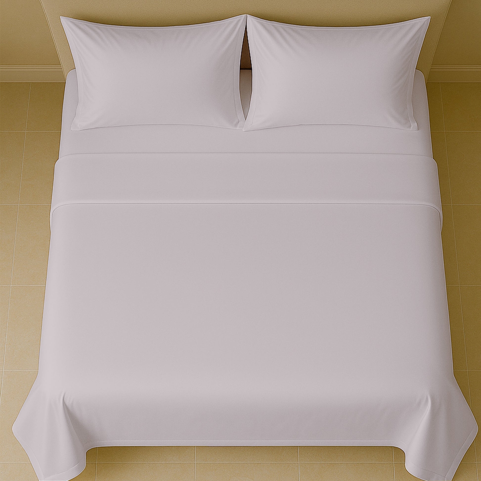 Eco-friendly bamboo sheet set crafted from viscose bamboo fibers