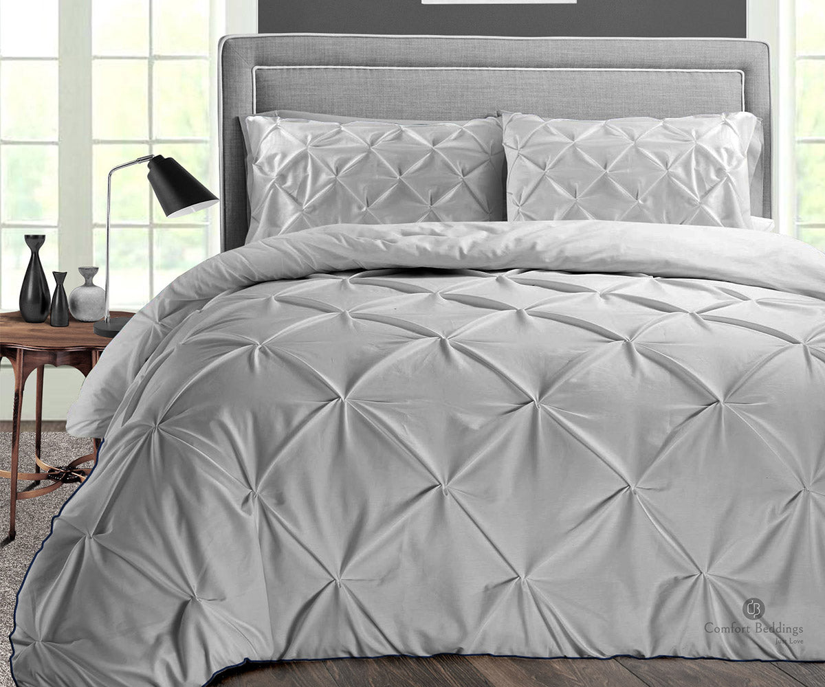 Light Grey Pinch comforter