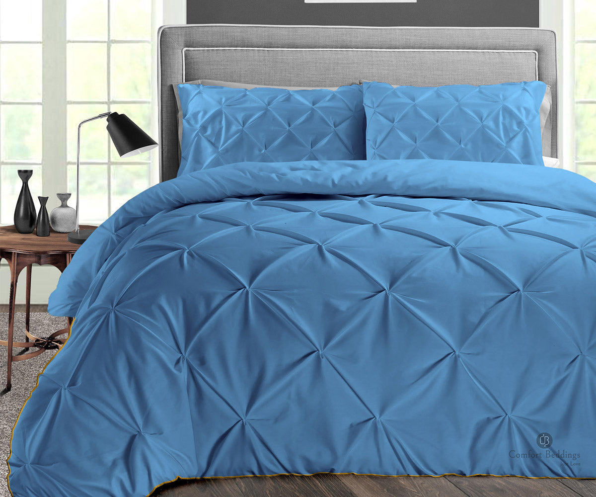 Mediterranean Blue Pinch Comforter