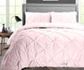 LUXURY PINK PINCH PLEAT DUVET COVER