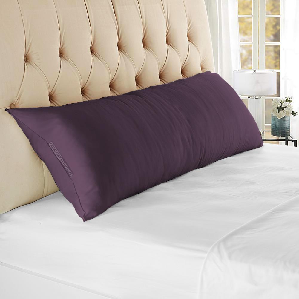 PLUM BODY PILLOW COVERS