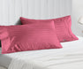 LUXURY ROSE BERRY STRIPE PILLOWCASES