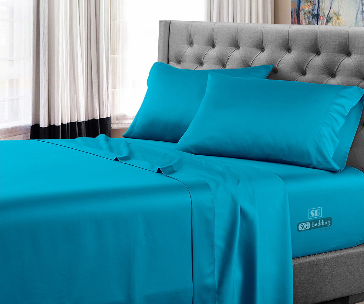 Turquoise Blue Sheets