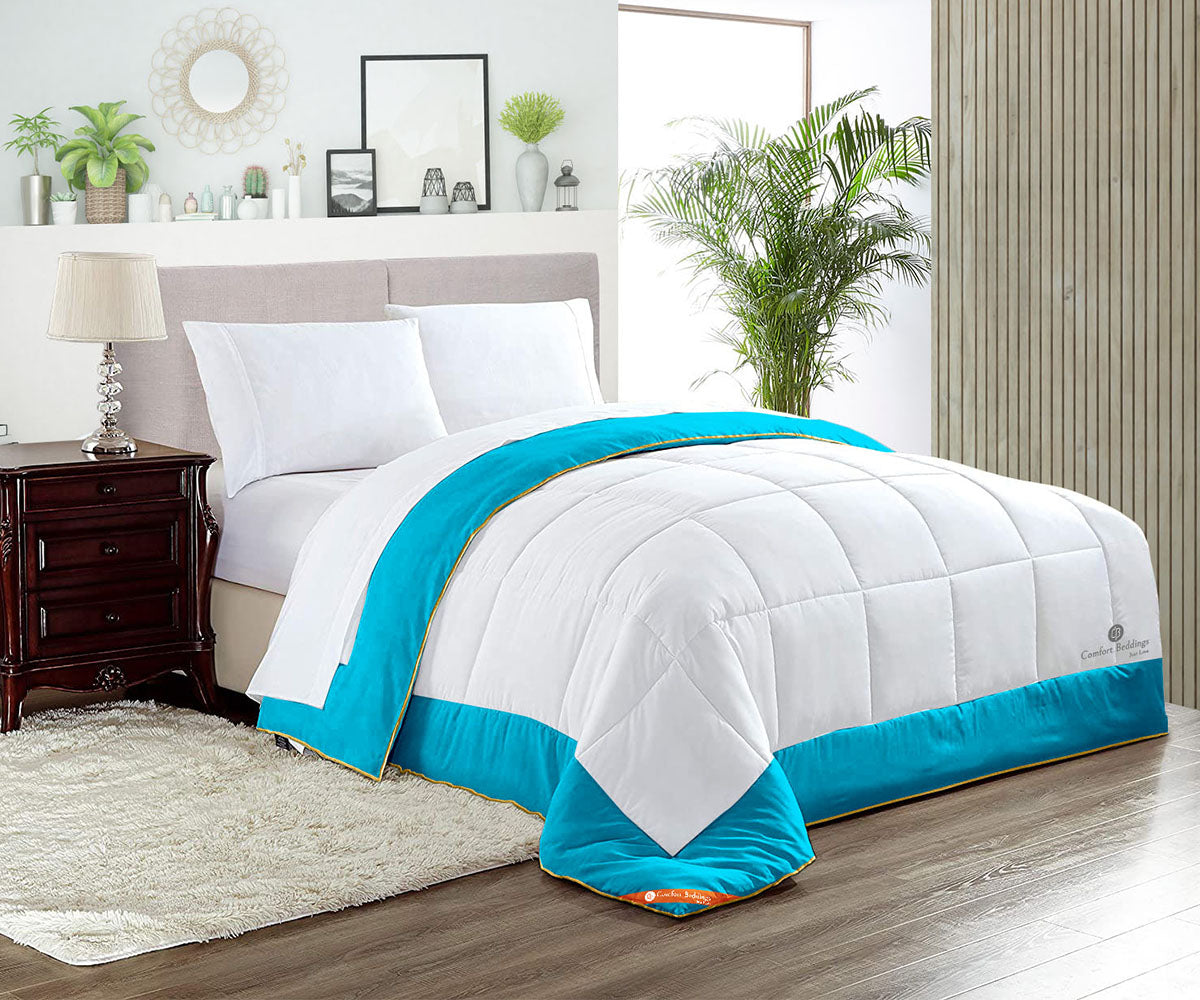 Turquoise Blue Dual Tone Comforter