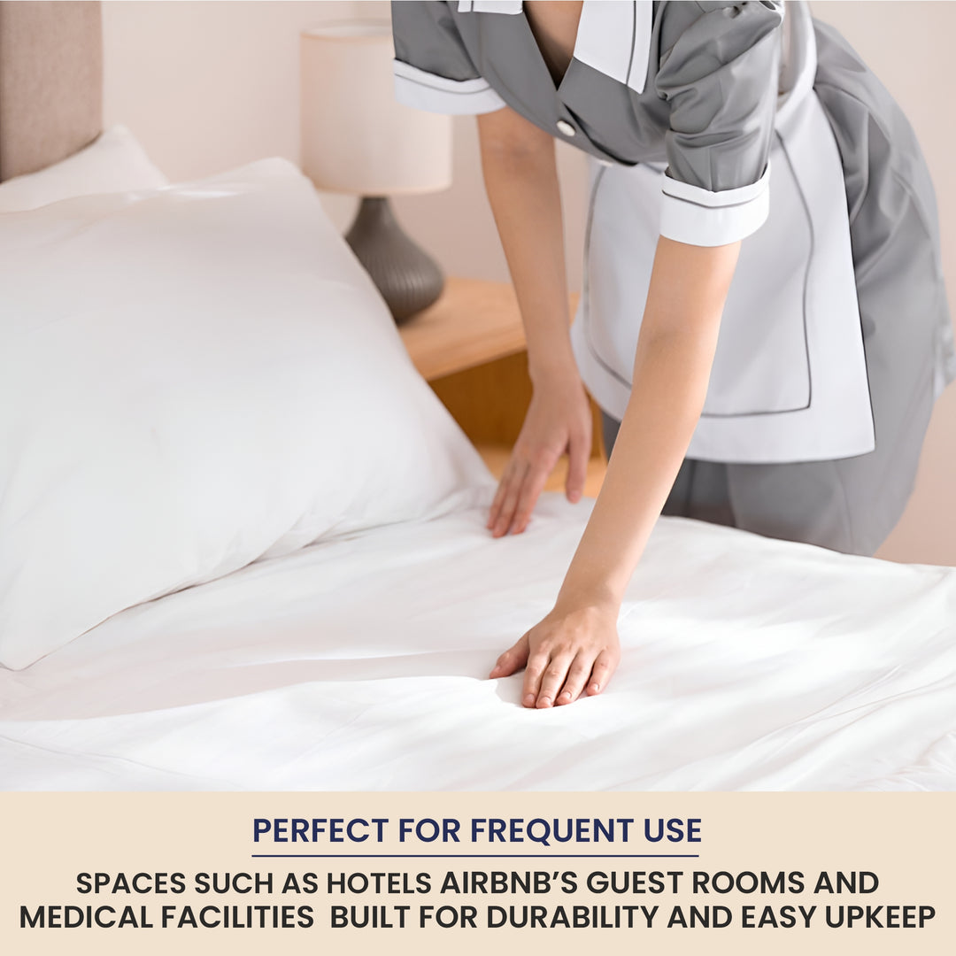 Bulk Microfiber Flat Bed Sheets – Hotel Flat Sheets 6 & 12 Pack