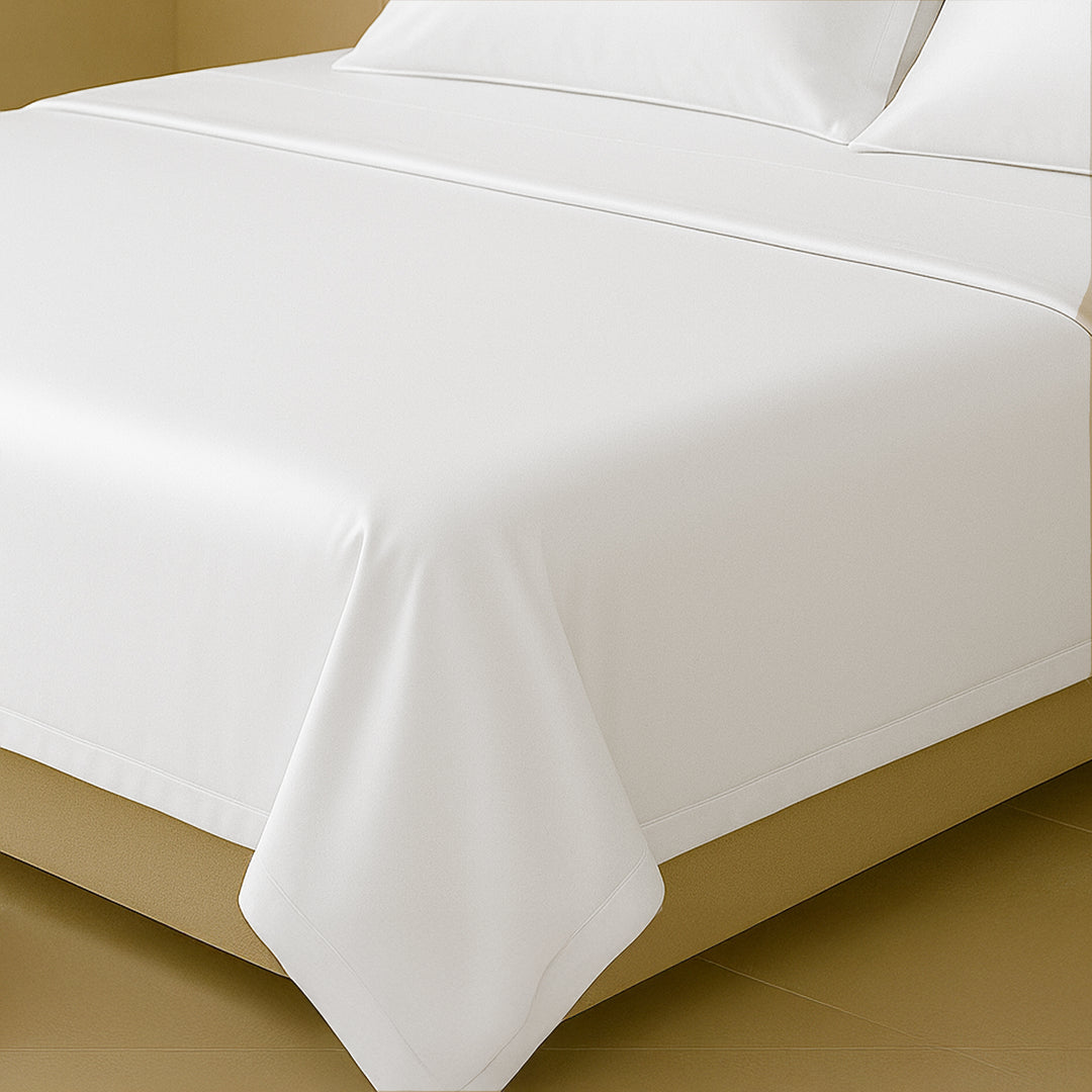 Soft bamboo sheet set with silky finish made from bamboo viscose
