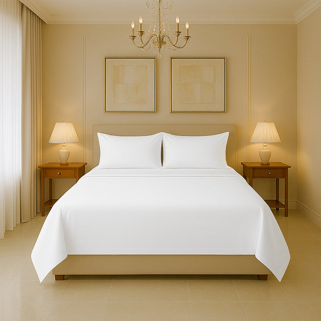 SGI Bedding 600 thread count King sheet set in ivory