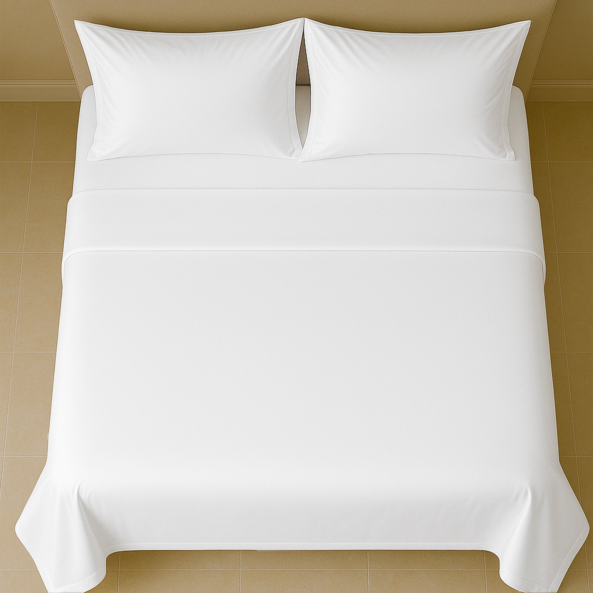 Eco-friendly bamboo sheet set crafted from viscose bamboo fibers