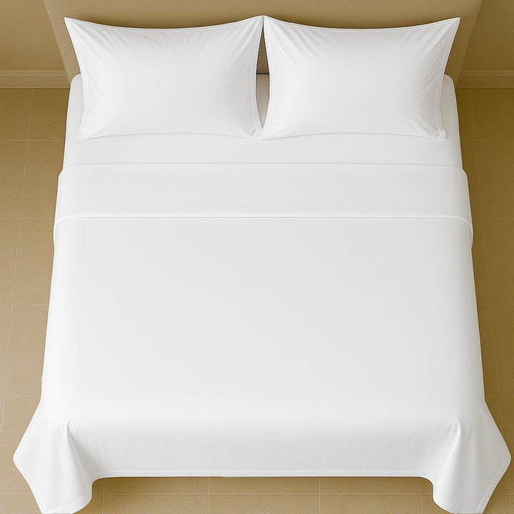 Eco-friendly bamboo sheet set crafted from viscose bamboo fibers