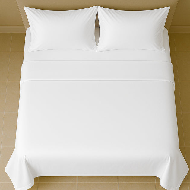 Eco-friendly bamboo sheet set crafted from viscose bamboo fibers